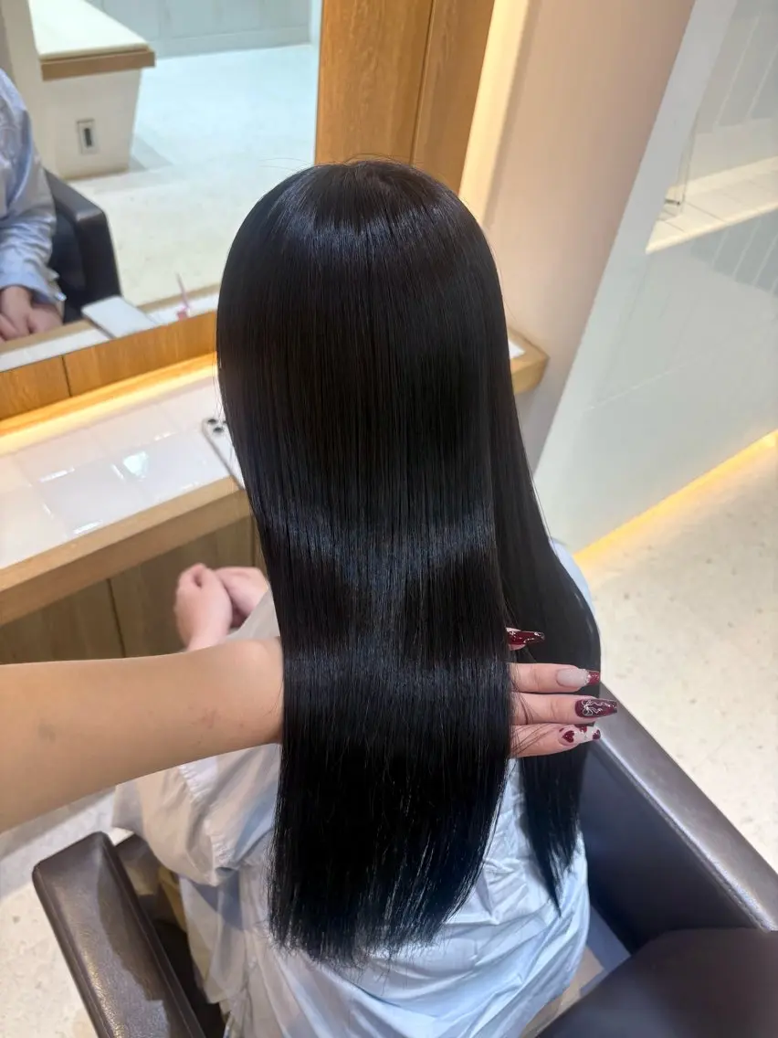 ロング カラー ヘアカラー ❤️【暖色カラー】/ HARUKA🍒❤️のヘアスタイル