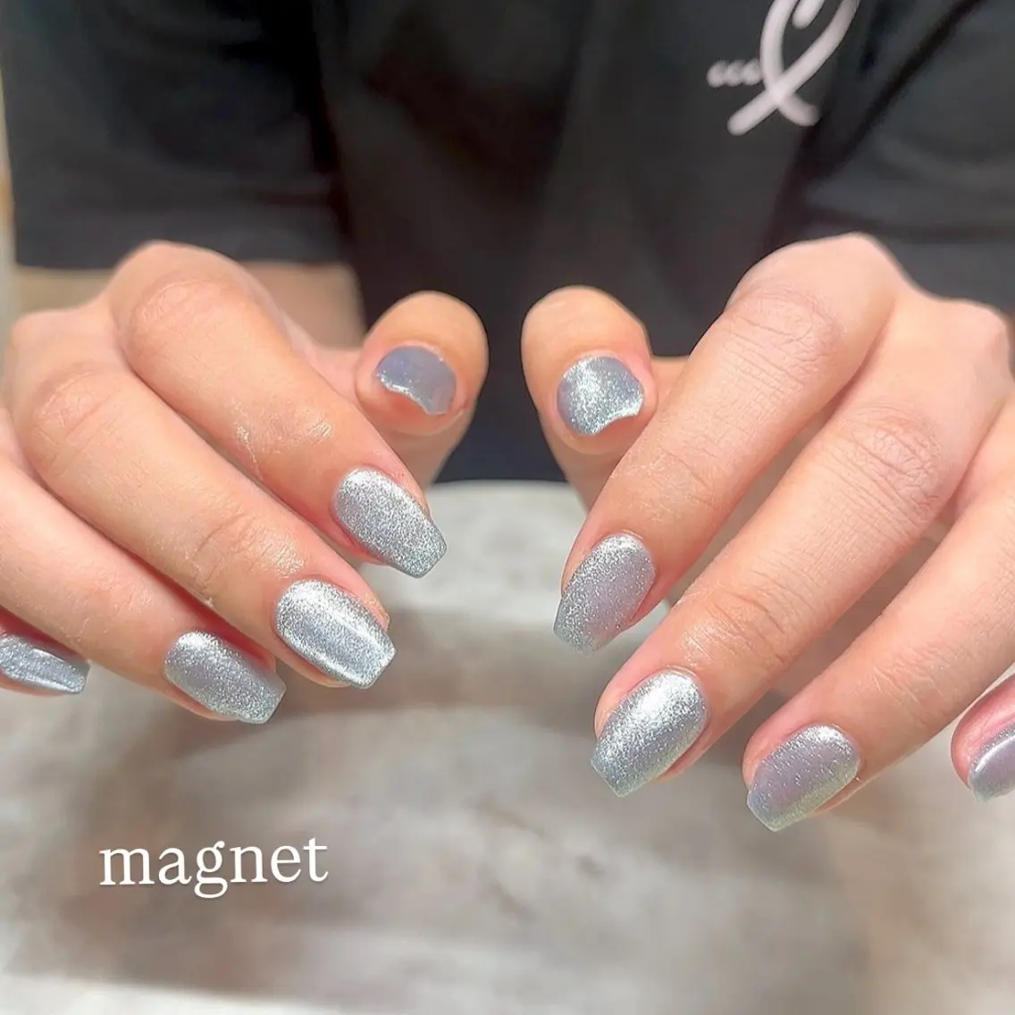 ネイル マグネットネイル ハンドネイル haruka🌒 femmeのネイルデザイン