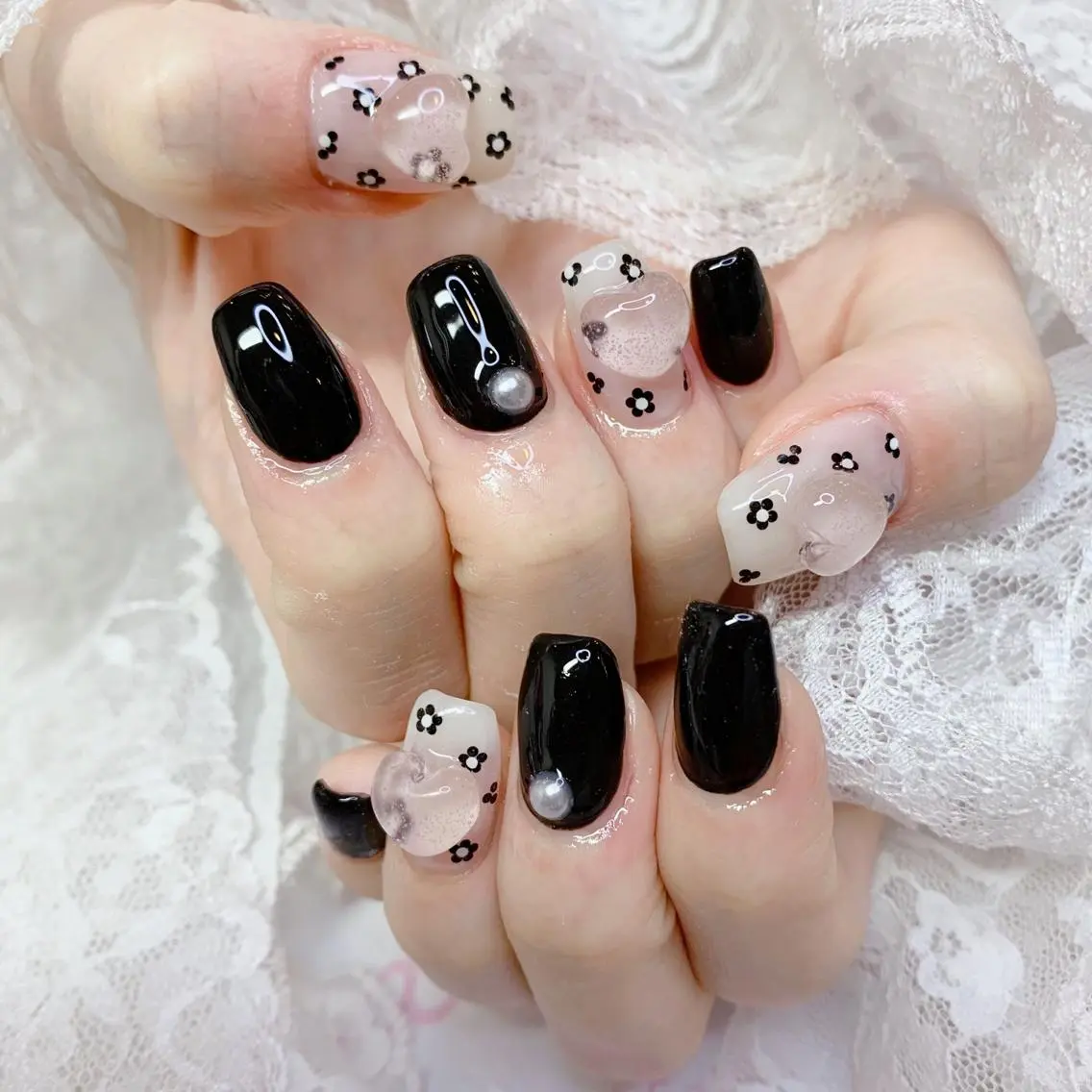 ネイル ハンドネイル La neige* yuki 🐩🌙のネイルデザイン