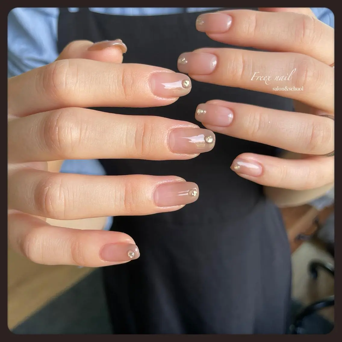 ネイル 持ち込み ハンドネイル フットネイル freex nail /ニュアンス/個性派のネイルデザイン