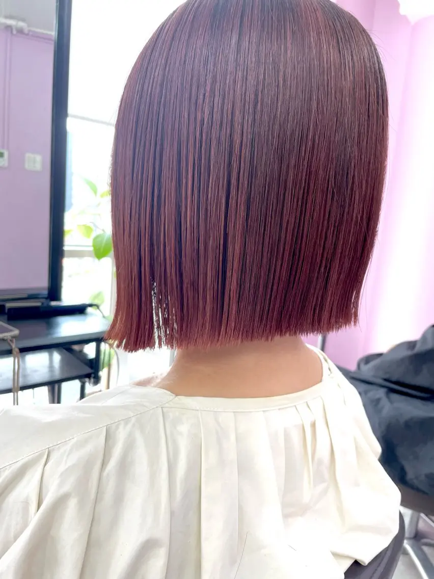 ショート カラー カット ヘアカラー トリートメント 高尾亮輔/ ボブ特化美容師のヘアスタイル