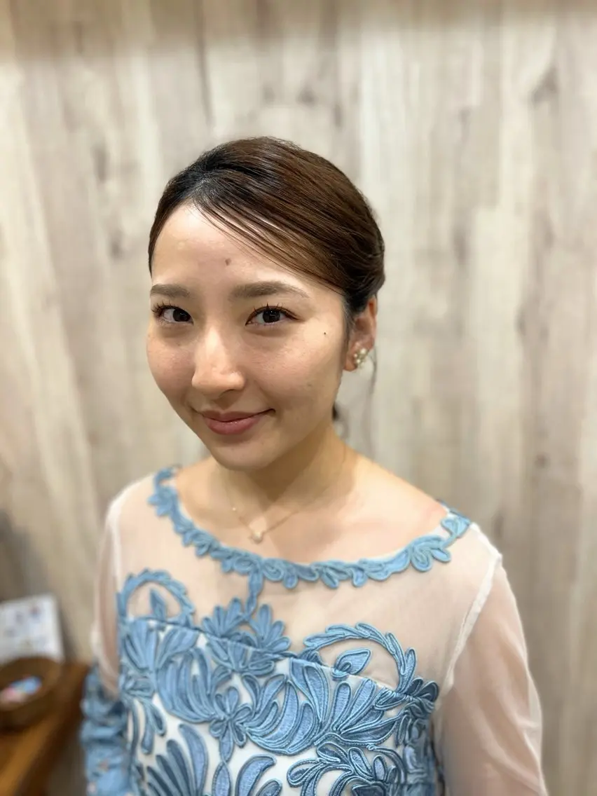 ヘアアレンジ ヘアセット ヘアメイクネイリスト hidemi中目黒のヘアスタイル