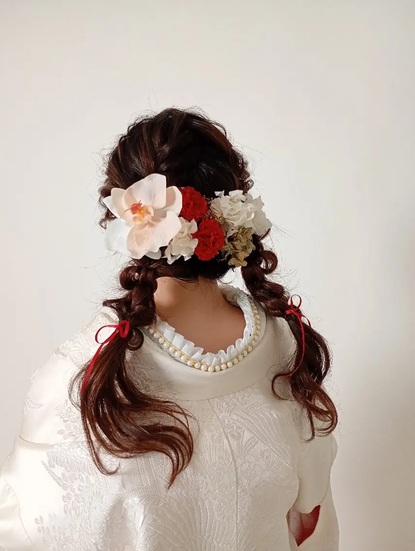 ヘアアレンジ ソウワ ヒナコのヘアスタイル