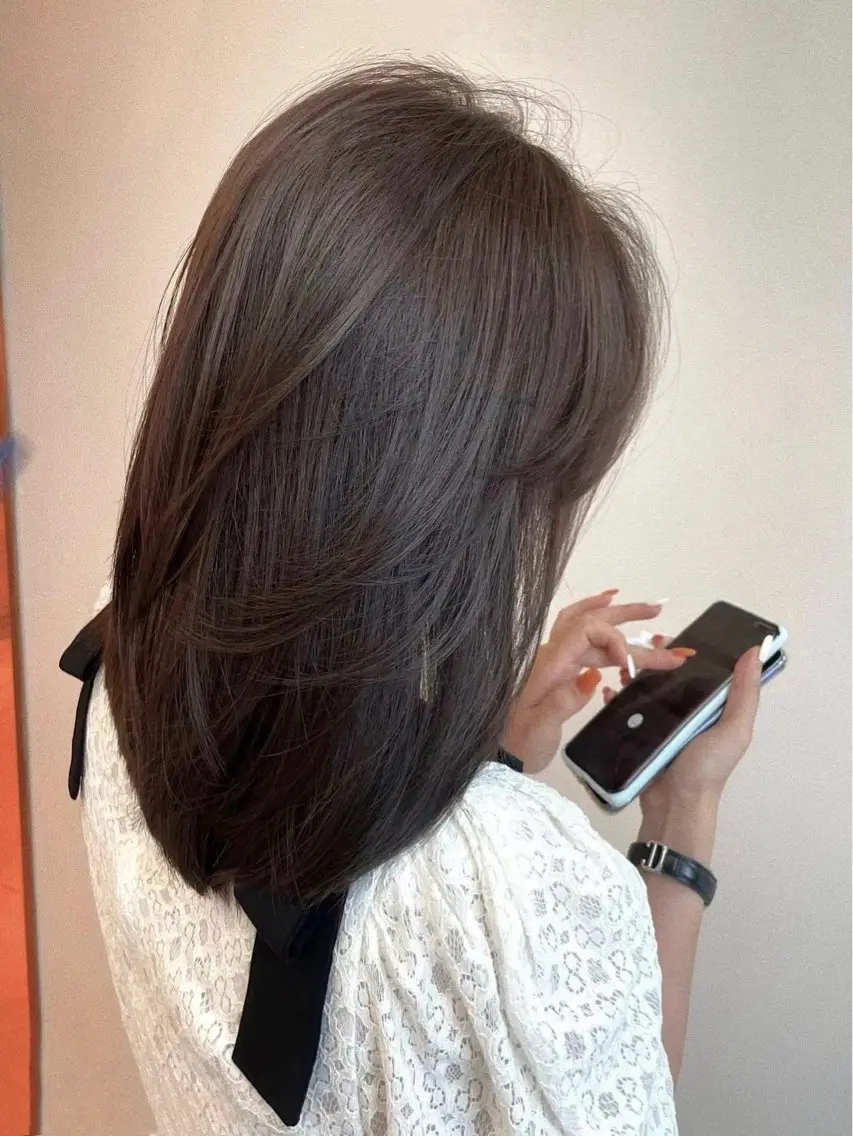 ミディアム カラー 村上|髪質改善 プロデュースのヘアスタイル