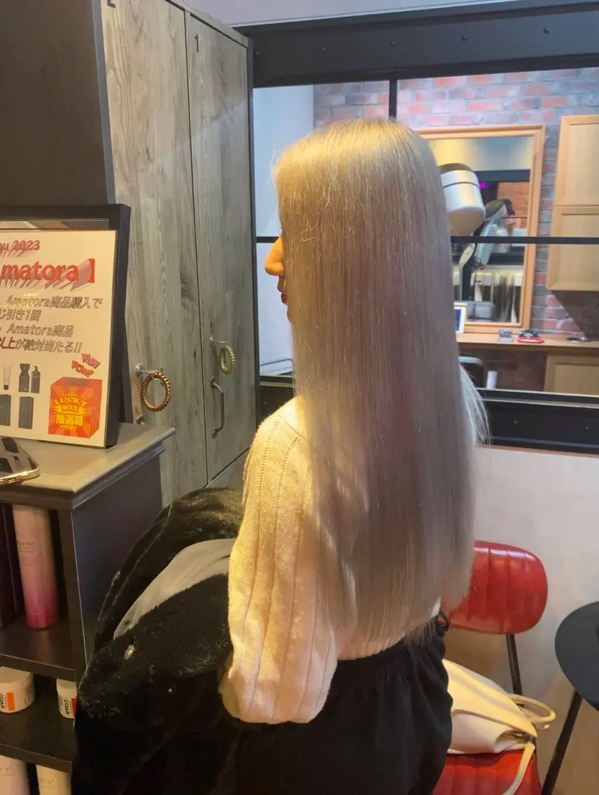 [通常メニュー] ブリーチカラーのみの写真