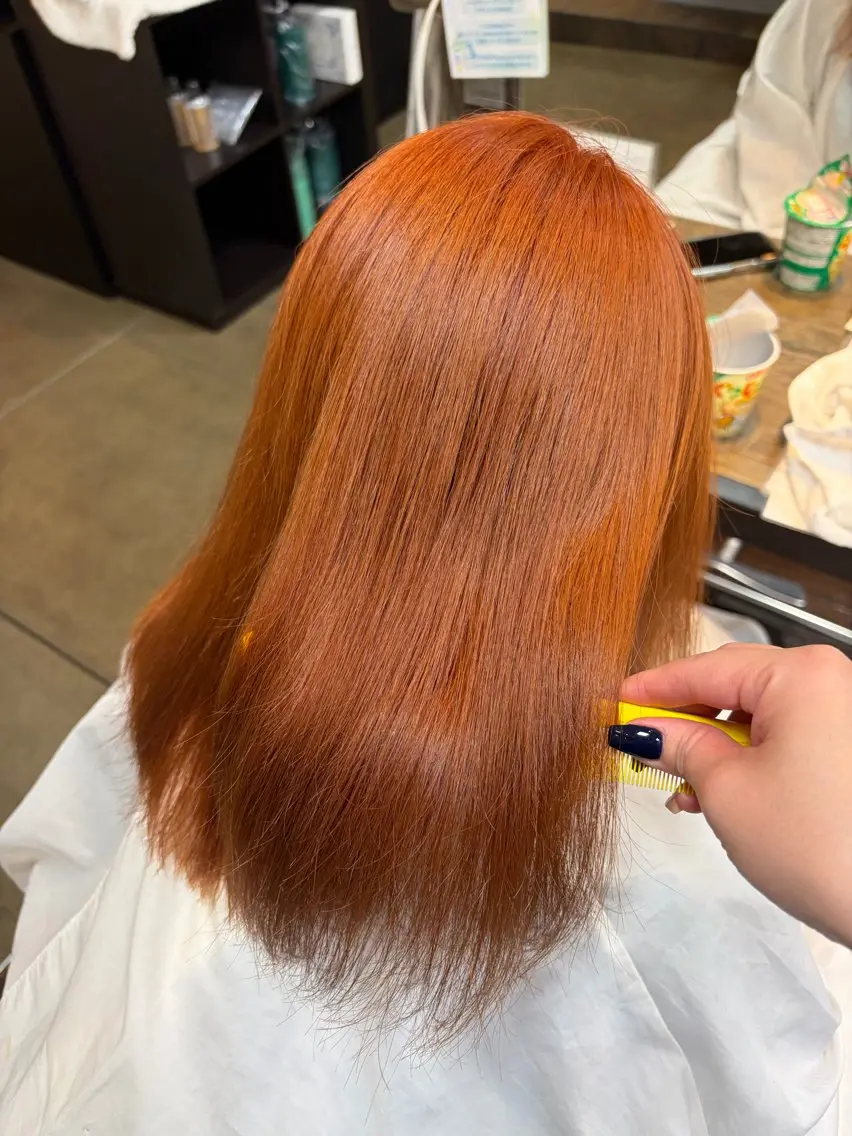 ミディアム ヘアカラー <髪質改善>河野 🍑AVANCE.のヘアスタイル