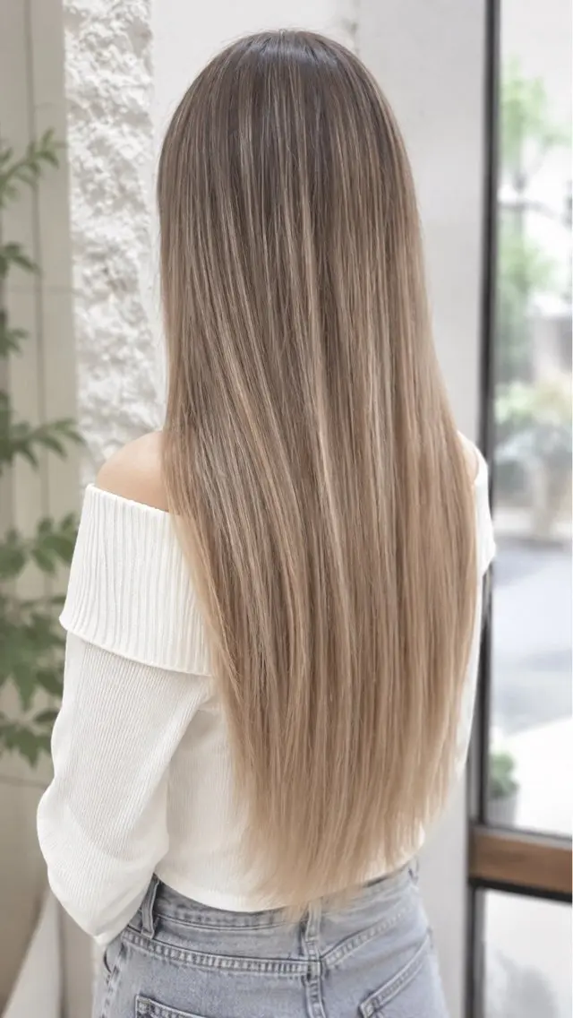 ロング カラー イズ ミのヘアスタイル