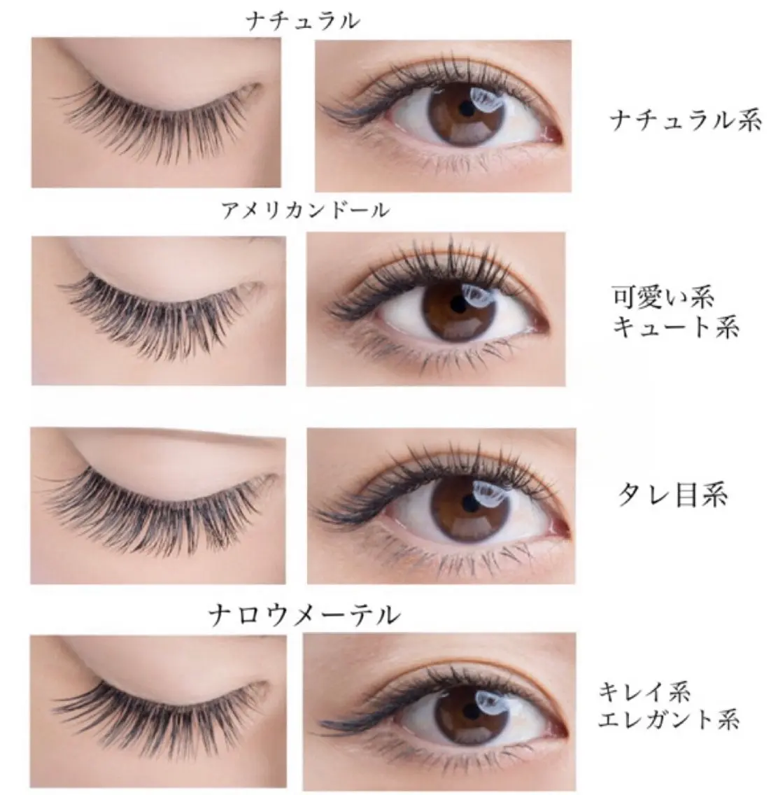 マツエク・マツパ APEX EYELASH上野店のマツエク・マツパデザイン