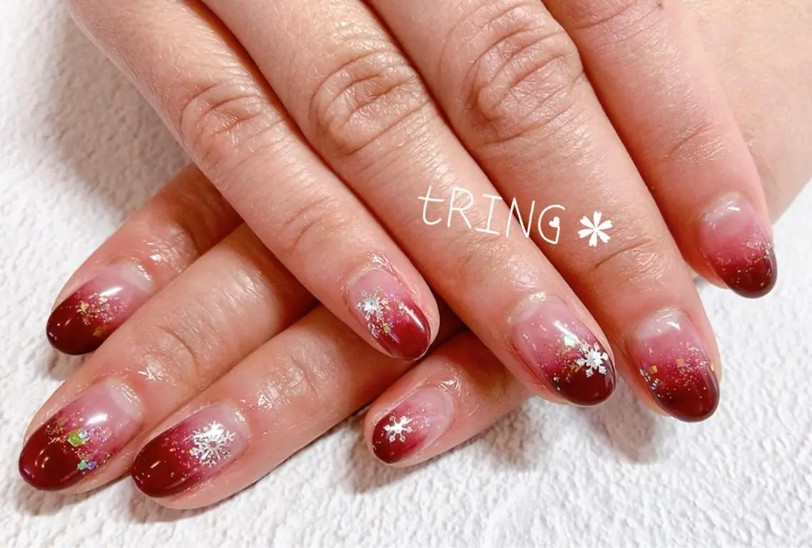 ネイル ハンドネイル tRING＊ しいの木台のネイルデザイン