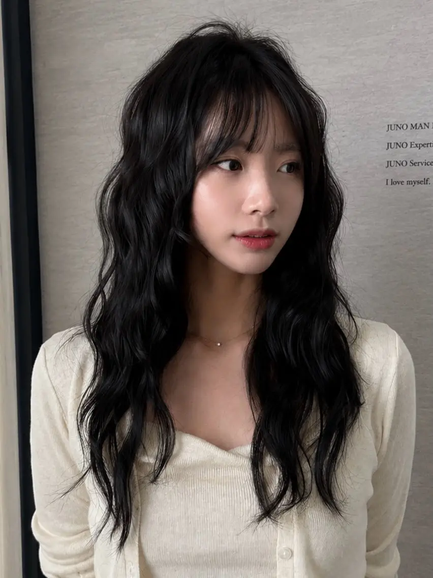 パーマ 本場韓国ヘア特化 아이비/Aibiのヘアスタイル