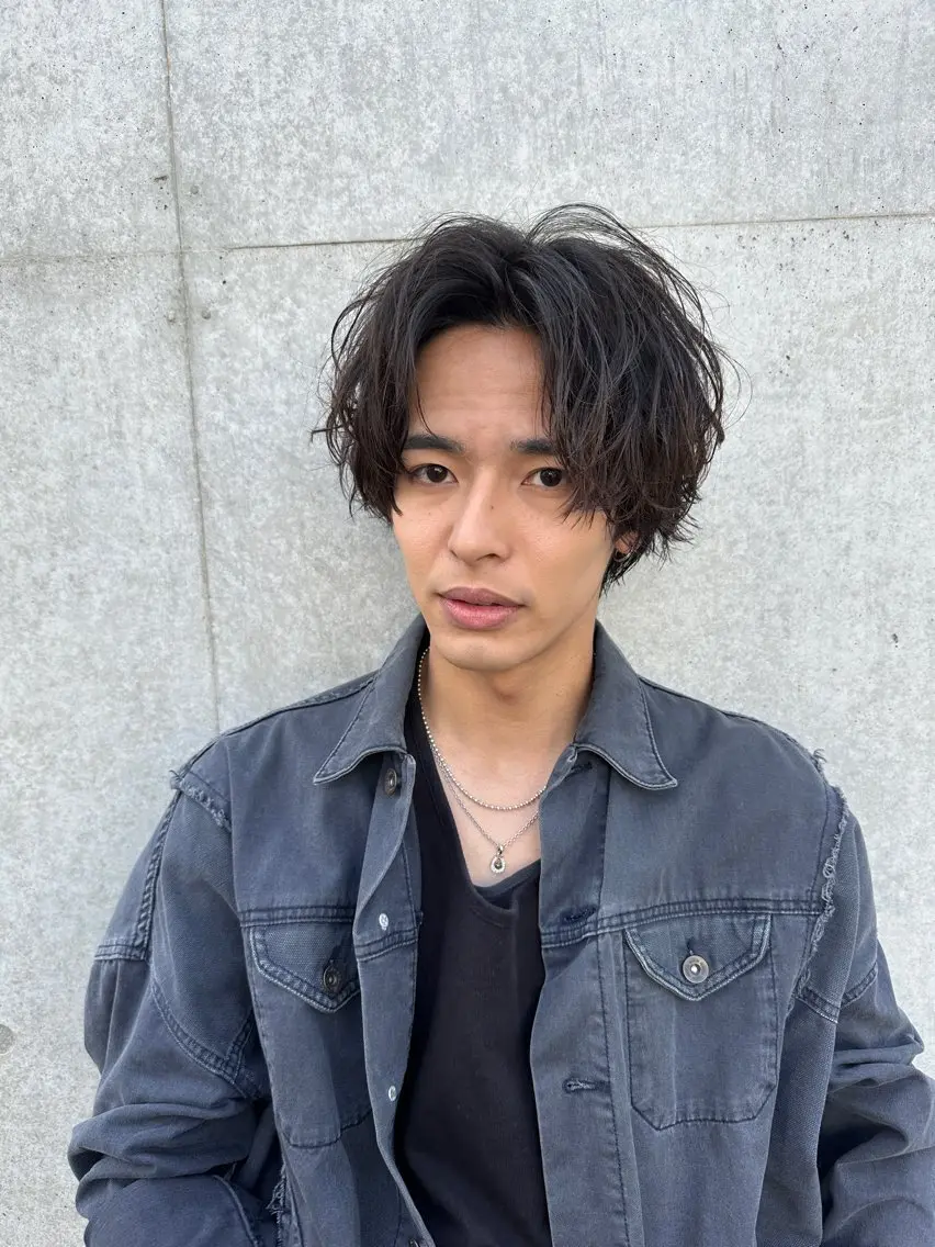 ショート パーマ メンズ 【メンズサロン】 BLUCK 横浜のヘアスタイル