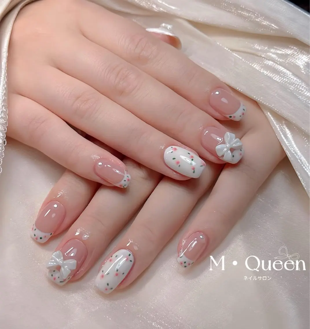 ネイル ハンドネイル MQueen ネイルサロンマルのネイルデザイン