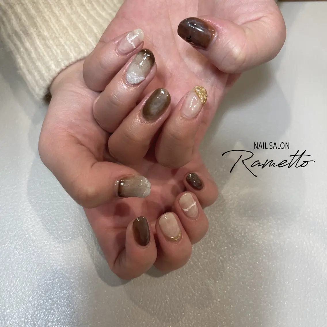 ネイル ハンドネイル NAILSALON Ramettoのネイルデザイン