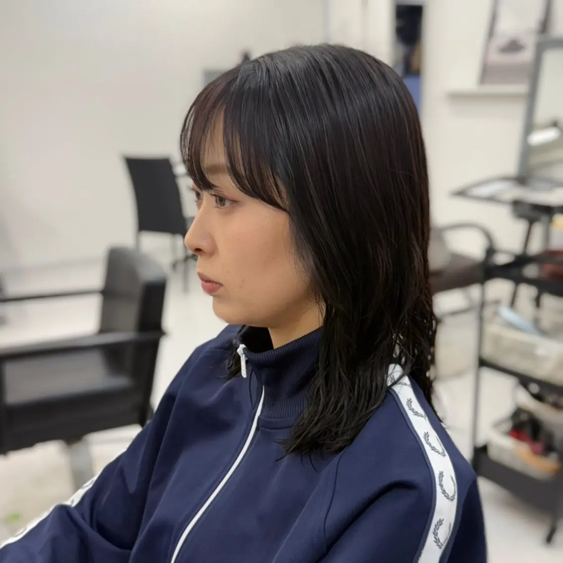 ミディアム カット ヘアカラー トリートメント 榎本雪来⛄️ メンズカット✂️のヘアスタイル