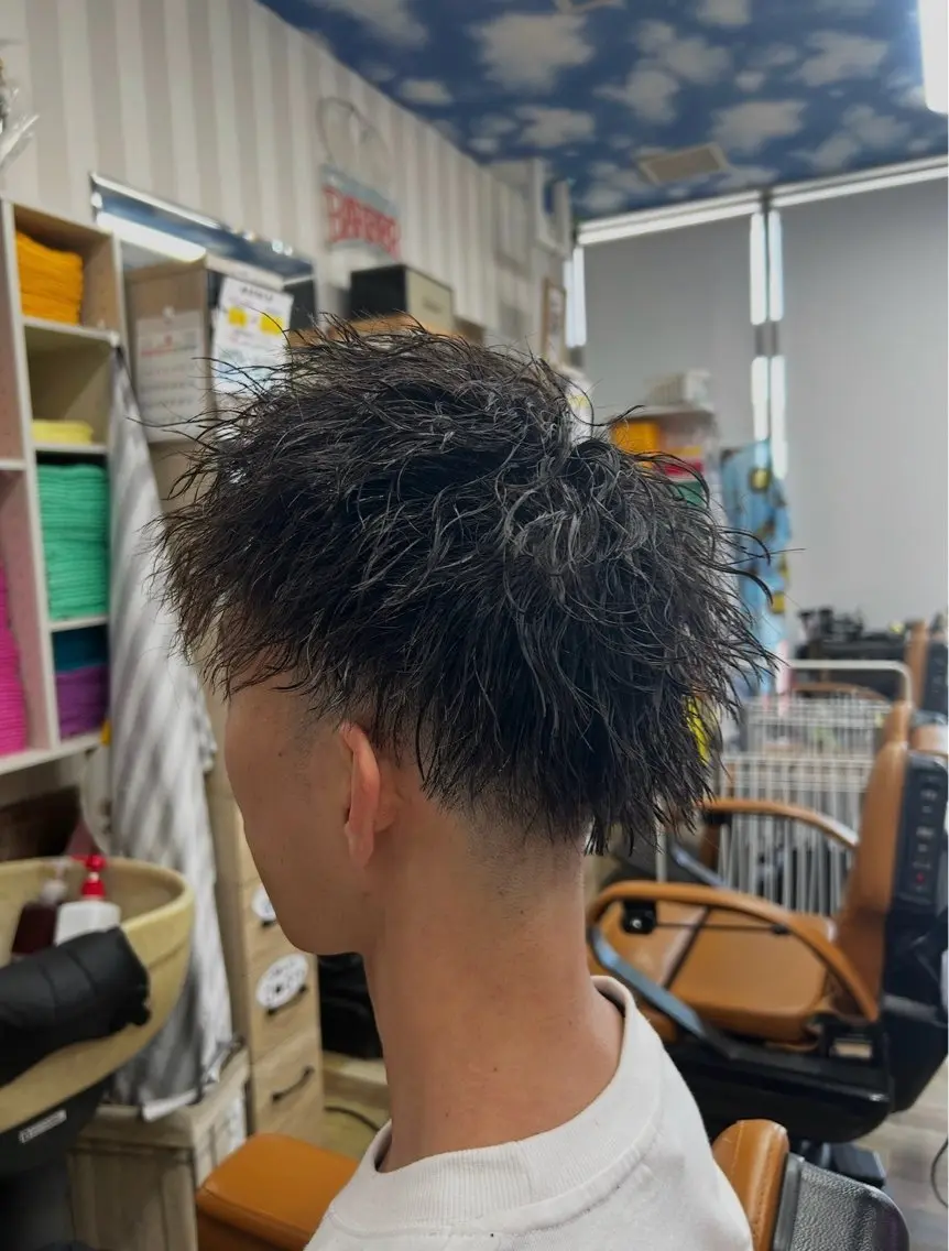 パーマ メンズ 宮本 さゆりのヘアスタイル