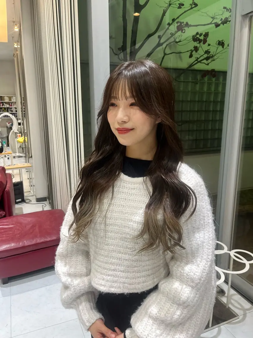 ロング 三谷 玲雄のヘアスタイル