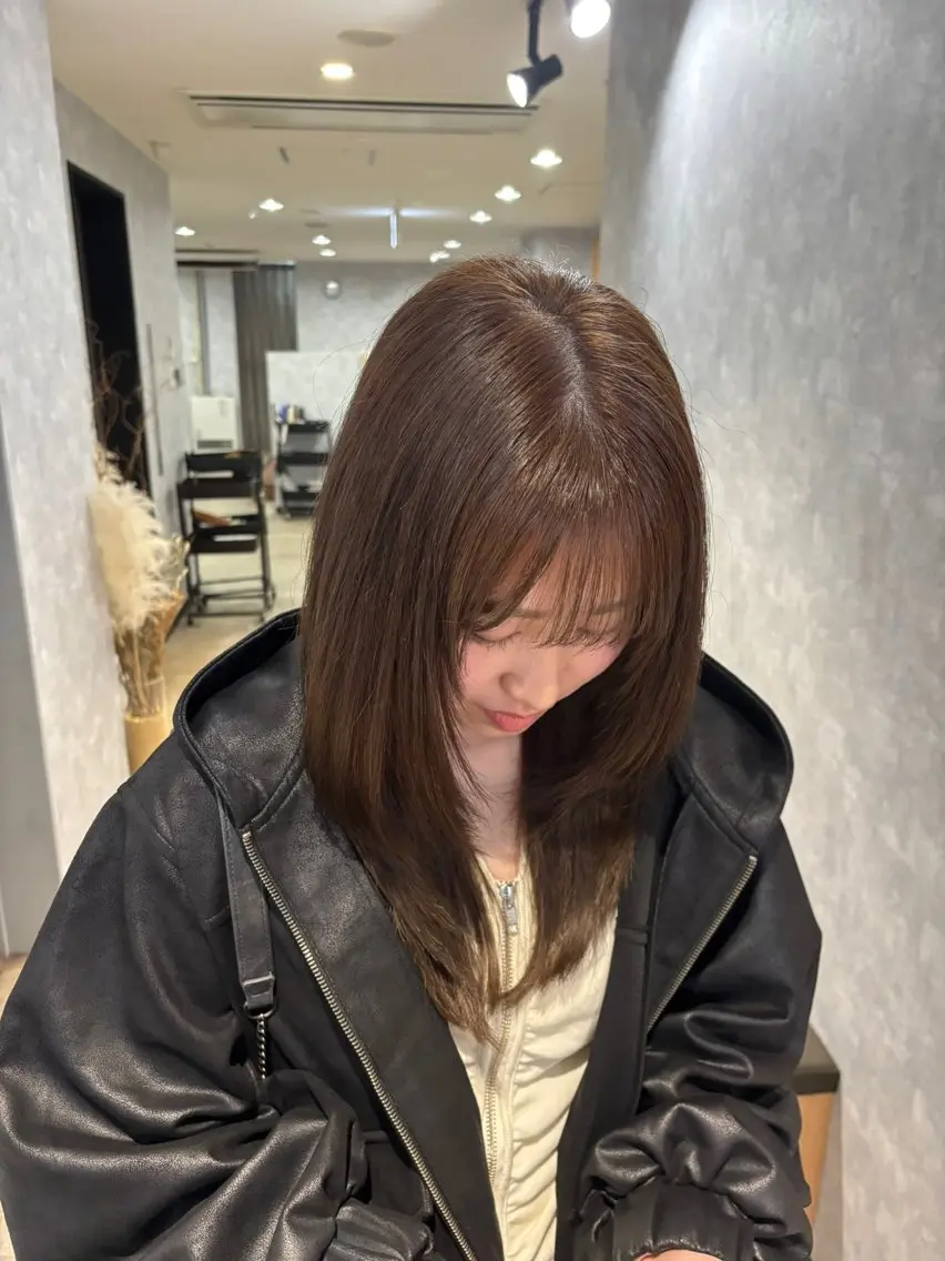 ミディアム カラー 透明感カラー ヘアカラー トリートメント 🌐NATSUMI 🌐【寒色カラー】のヘアスタイル