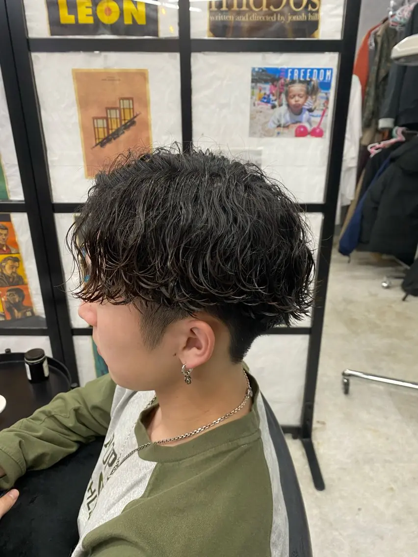 パーマ メンズ メンズサロンLOSS /rintaroのヘアスタイル