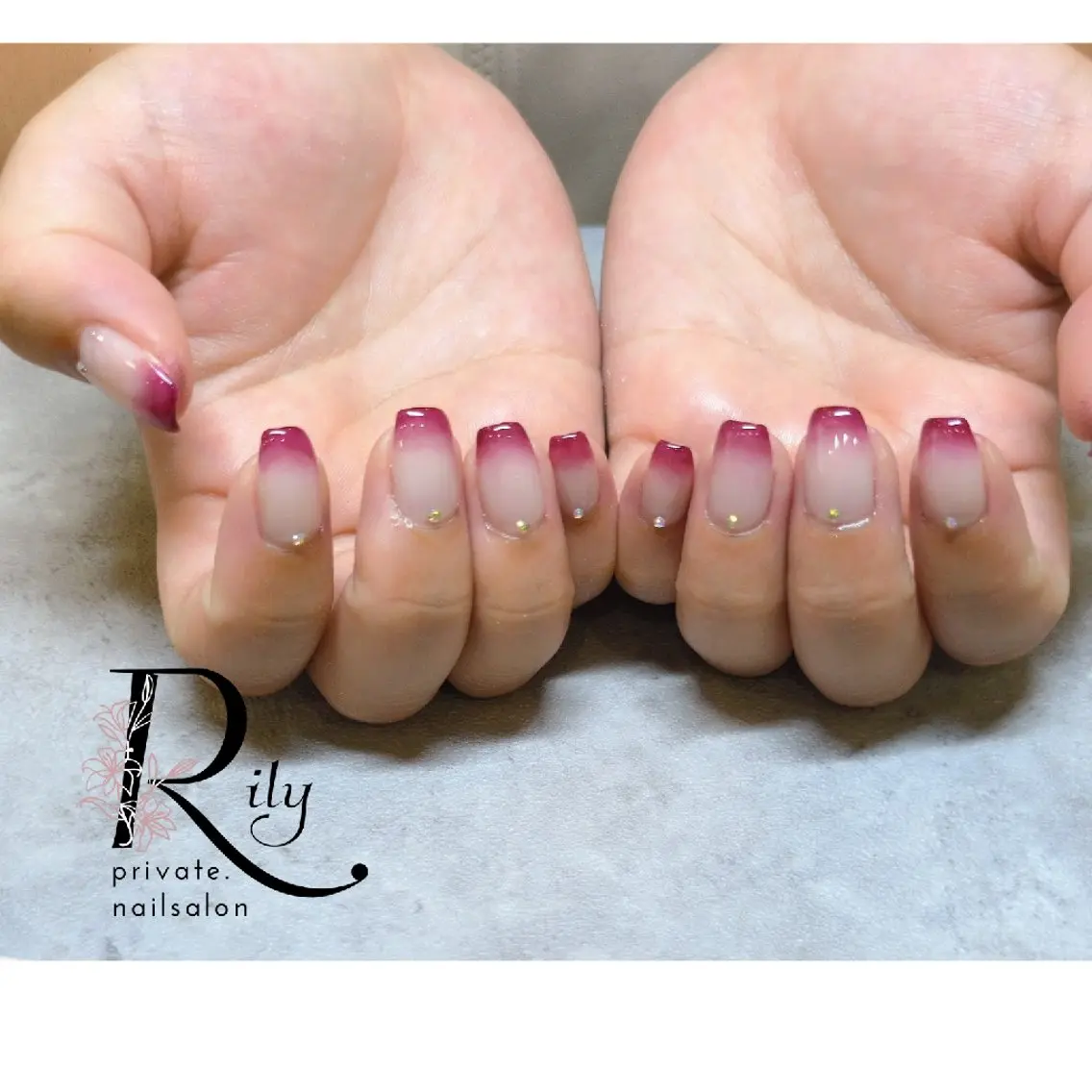 ネイル アートネイル ハンドネイル nailsalon Rilyのネイルデザイン