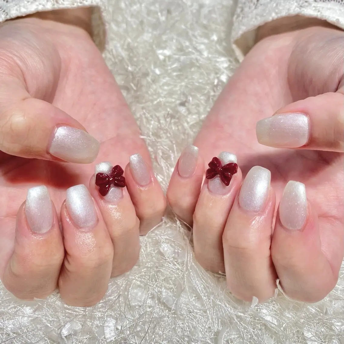 ネイル 長さ出し フレンチネイル ジェルネイル グラデーション 韓国ネイル ハンドネイル Nail&eye Belire 新宿のネイルデザイン
