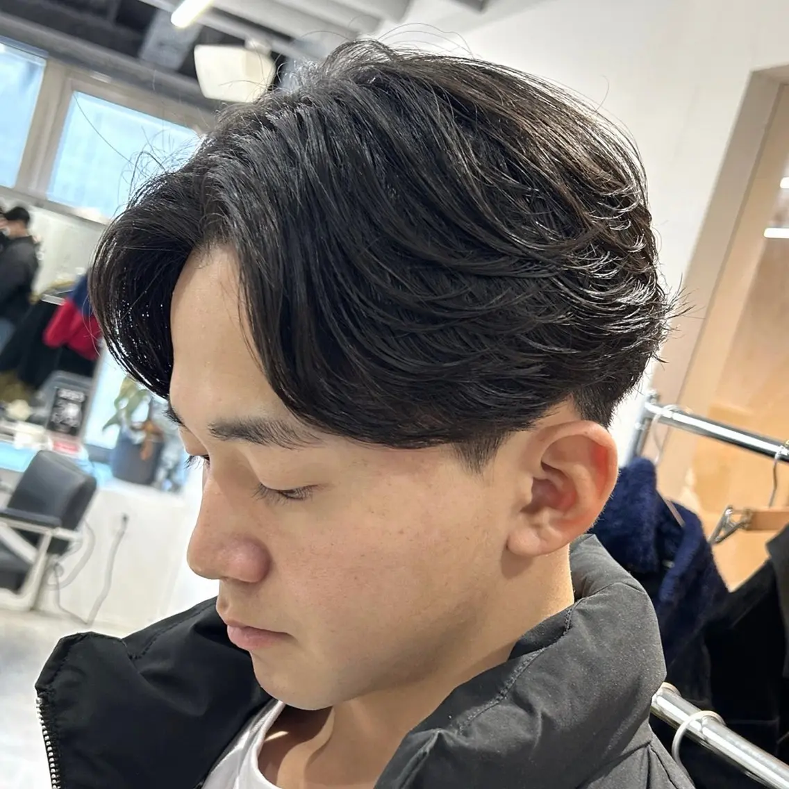 【ご新規様限定】セットいらず❓骨格矯正メンズカット×毛流れニュアンスパーマの写真