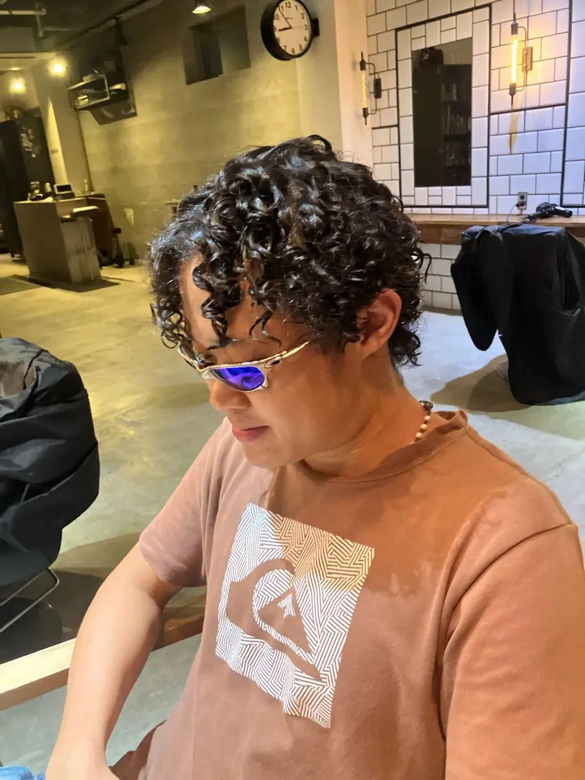 パーマ メンズ カット パーマ Watarai Yuukiのヘアスタイル