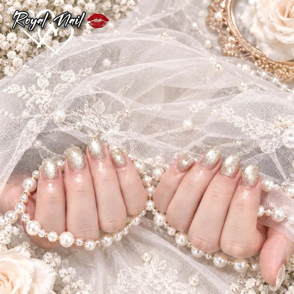 ネイル 韓国ネイル マグネットネイル 持ち込み ハンドネイル Royal Nail_RINAのネイルデザイン