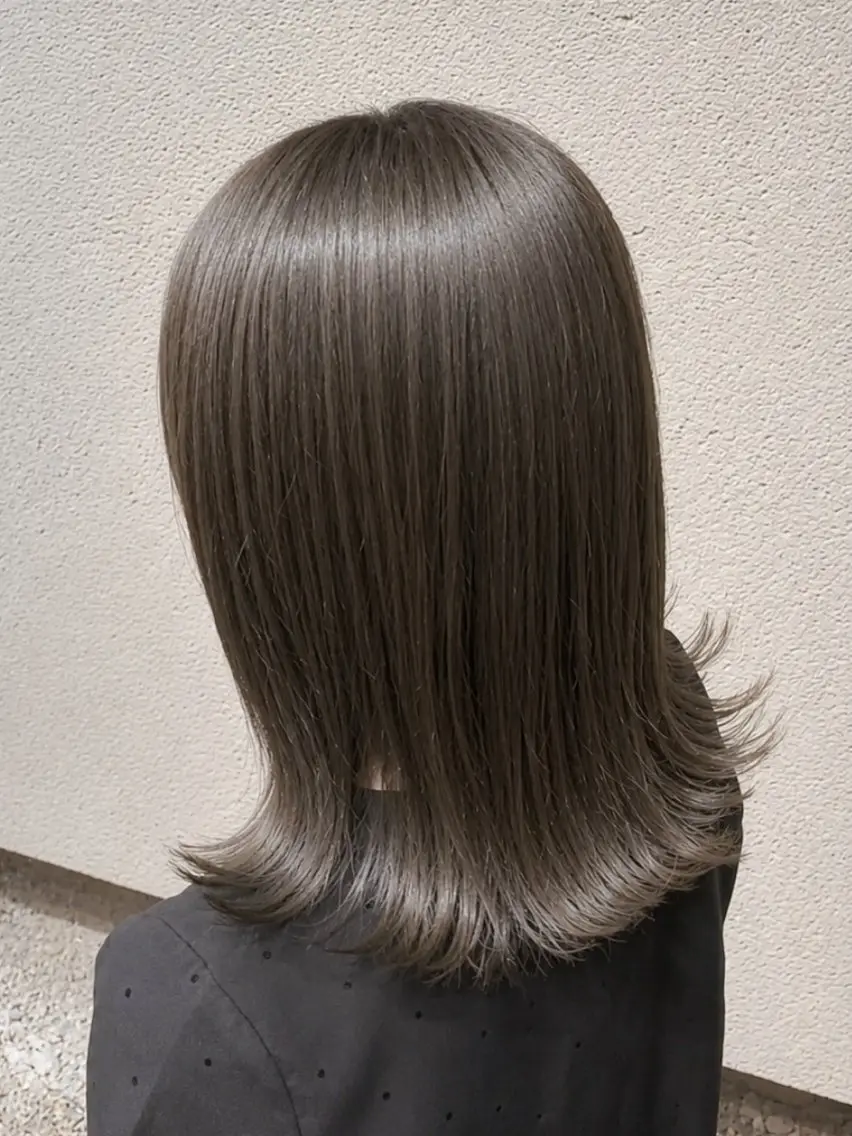カラー グレージュ オリーブグレージュ オリーブグレー SARAJU 仁川店 Azumi🎀のヘアスタイル