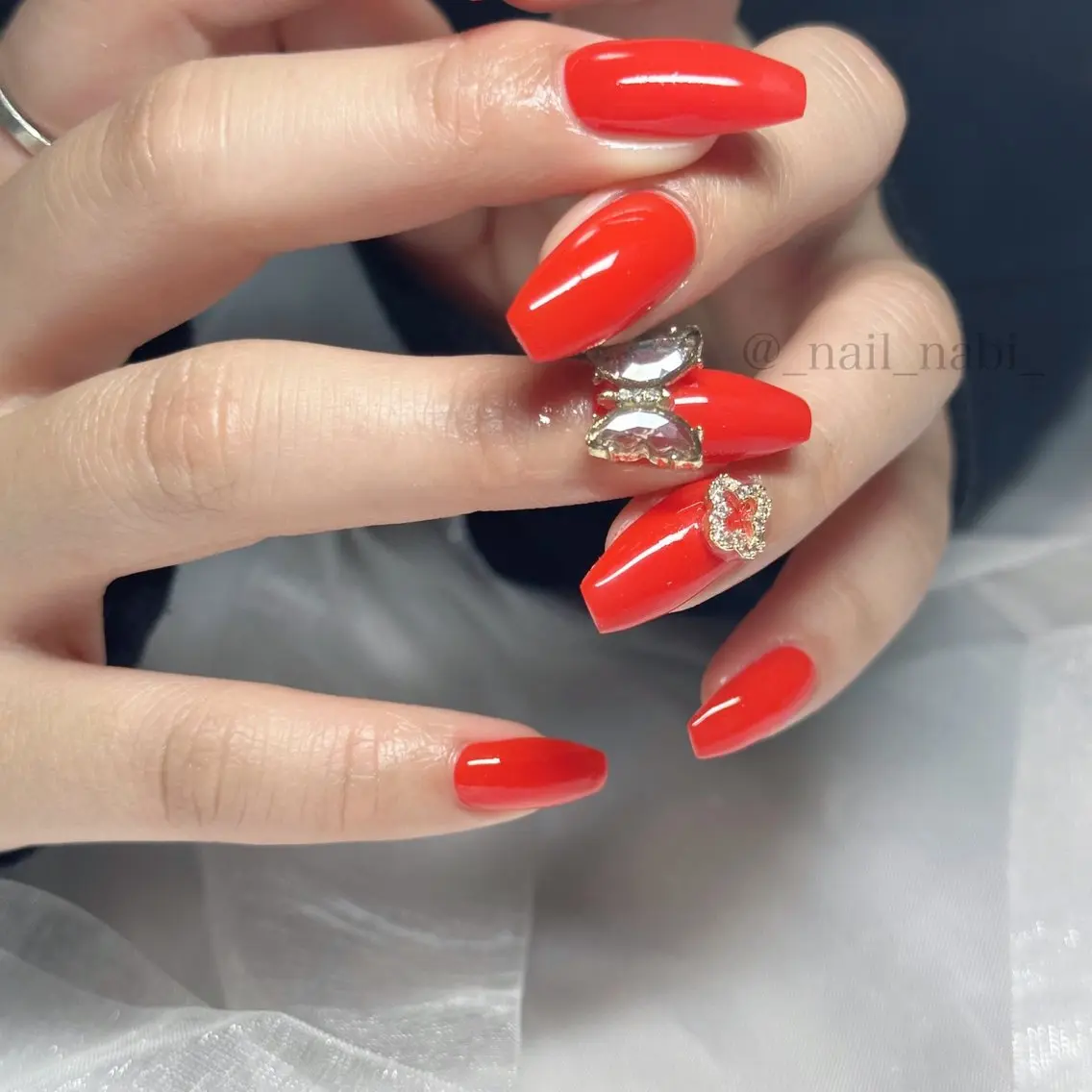 ネイル ワンカラーネイル ハンドネイル nailsalon Nabiのネイルデザイン