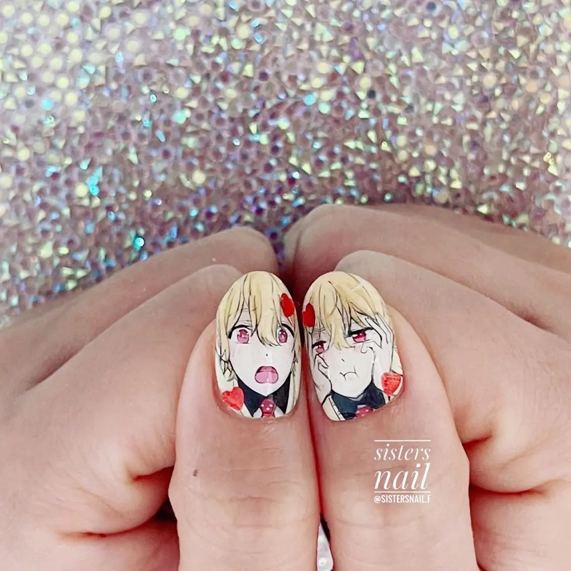 ネイル アートネイル ぷっくりネイル sisters nail.fのネイルデザイン