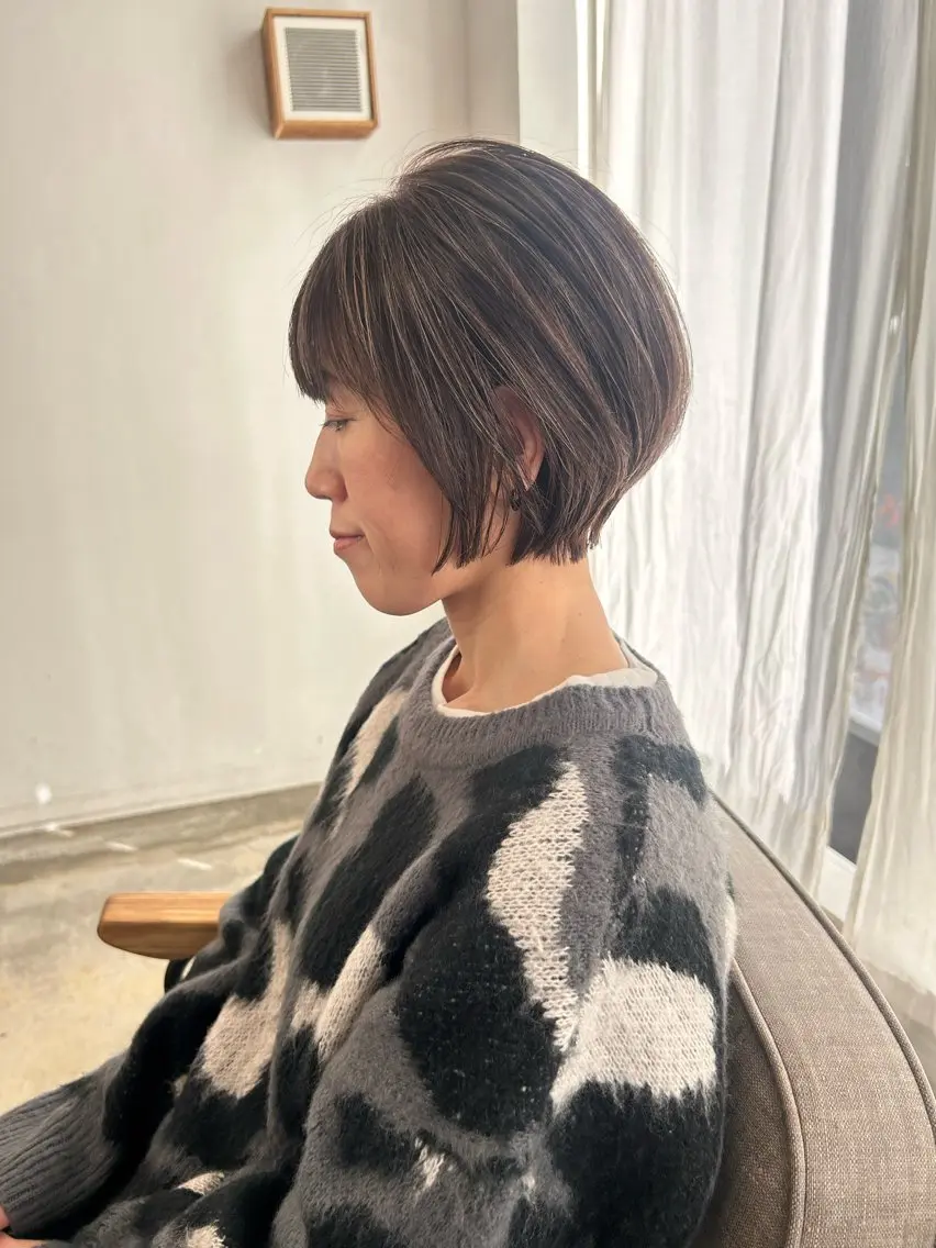 ショート カラー カット ヘアカラー トリートメント 韓国レイヤー/ハイ トーン/優太のヘアスタイル