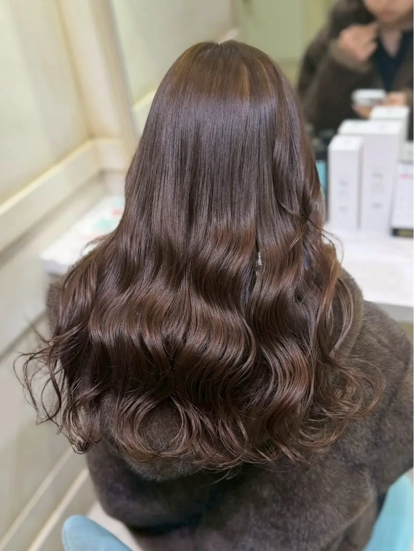 カラー ヘアカラー トリートメント 💙透明感艶カラー/ ゆうな💙のヘアスタイル