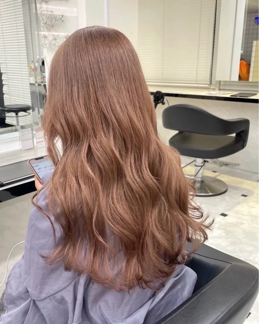ロング カラー ヘアアレンジ ヘアカラー トリートメント ヘアセット 🧸ミルクティー特化 🧸MASAKIのヘアスタイル