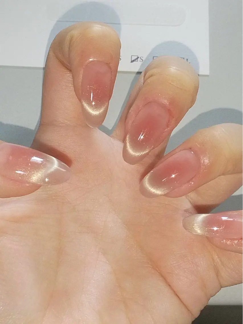 【ジェル】【大人気】 ★マグネットフレンチ<<新規オフ無料>>★¥8480→¥7280の写真