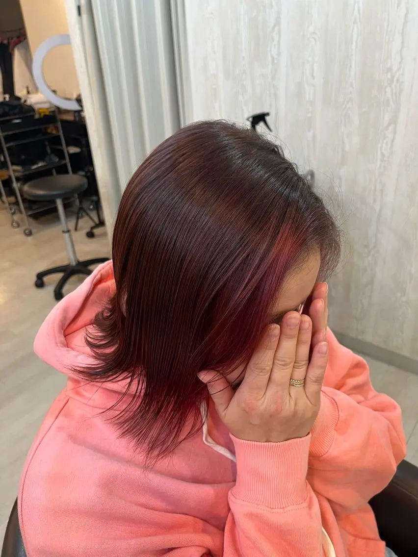 カラー 🤍ななこ🤍 カットモデル募集✌️のヘアスタイル