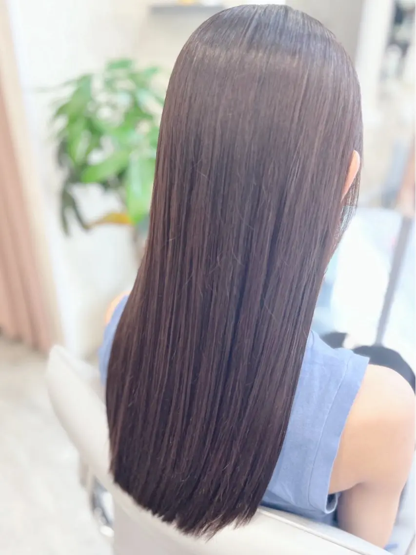 ロング 髪質改善 カット 縮毛矯正 トリートメント uniqueKOBE /MAYUKAのヘアスタイル