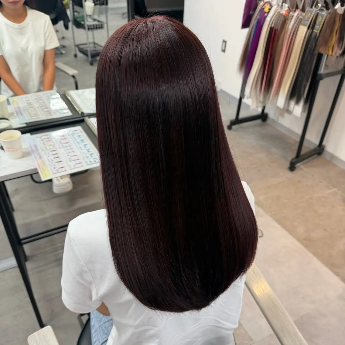 ロング カラー ヘアカラー トリートメント 暖色カラー🪷 オタク美容師🎶のヘアスタイル