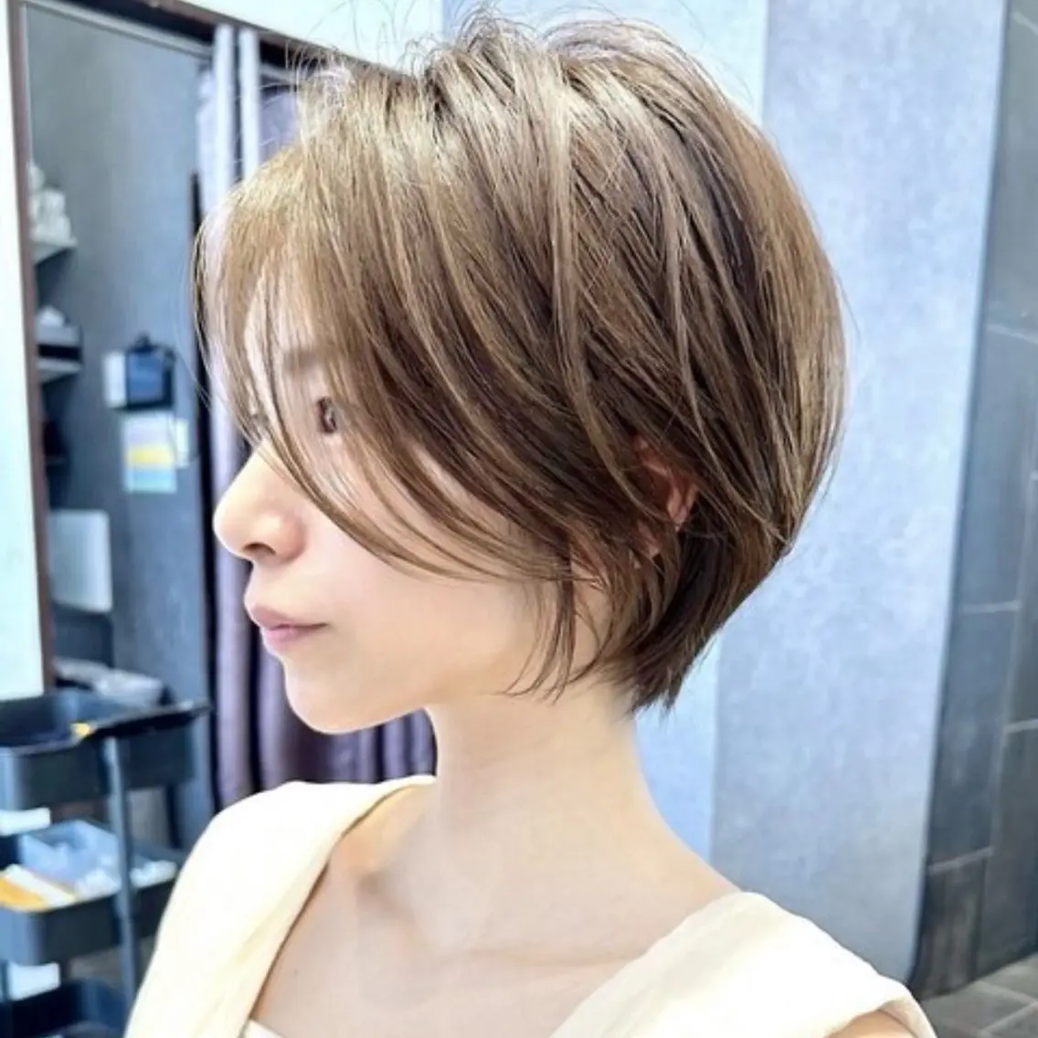 ショート カット トリートメント 豊中/ショート特化/ 似合わせ/たかいのヘアスタイル