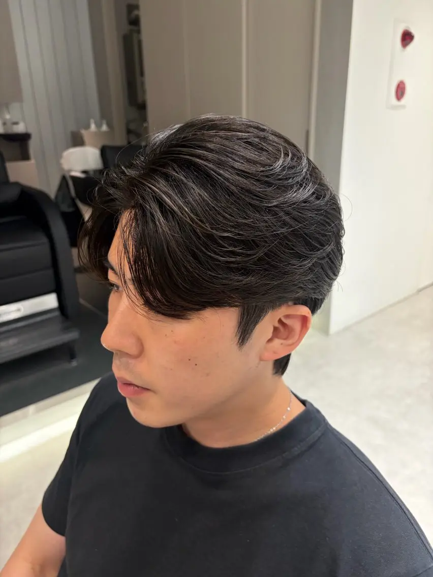 パーマ メンズ フェザーパーマ メンズパーマ fifth札幌 遠藤 煌弥のヘアスタイル