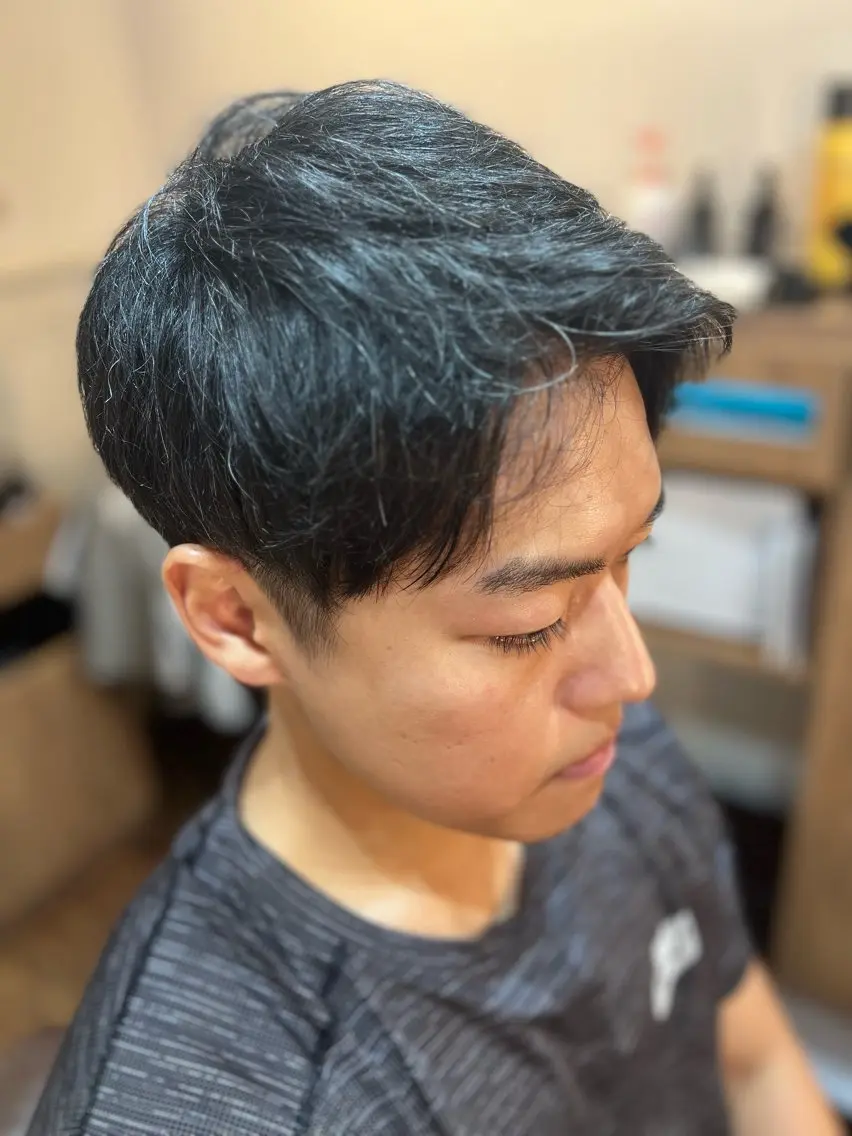ショート メンズ ビジネス 木村温人 カットモデル募集中のヘアスタイル