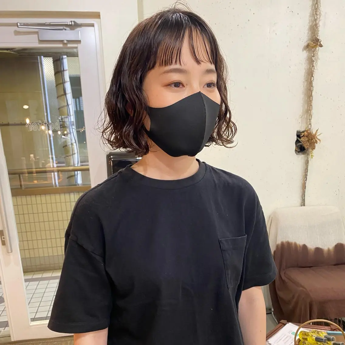 ショート パーマ ボブ パーマ美容師 hanaのヘアスタイル