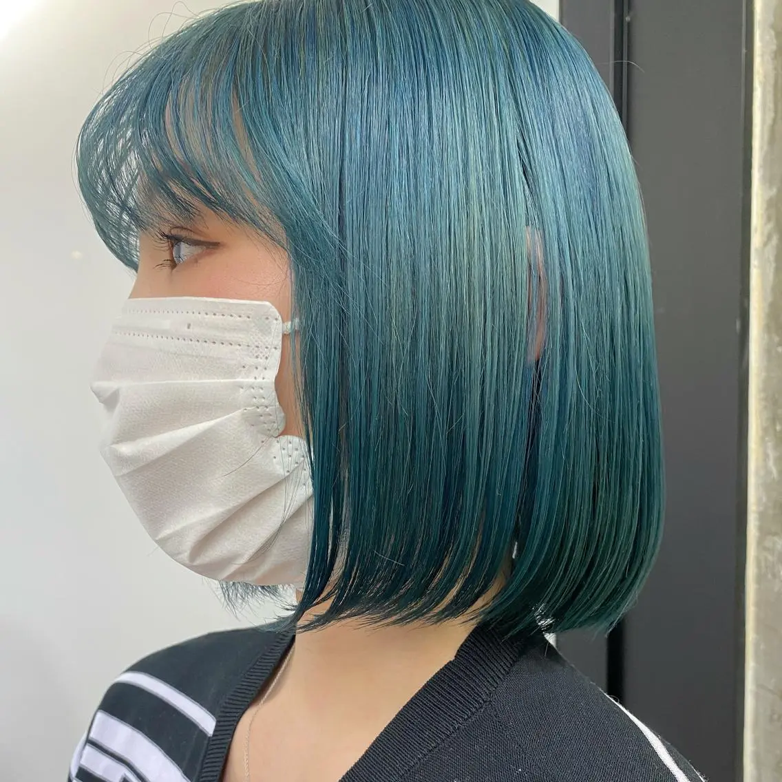 ミディアム カラー カット パーマ キタダ ヒロキのヘアスタイル