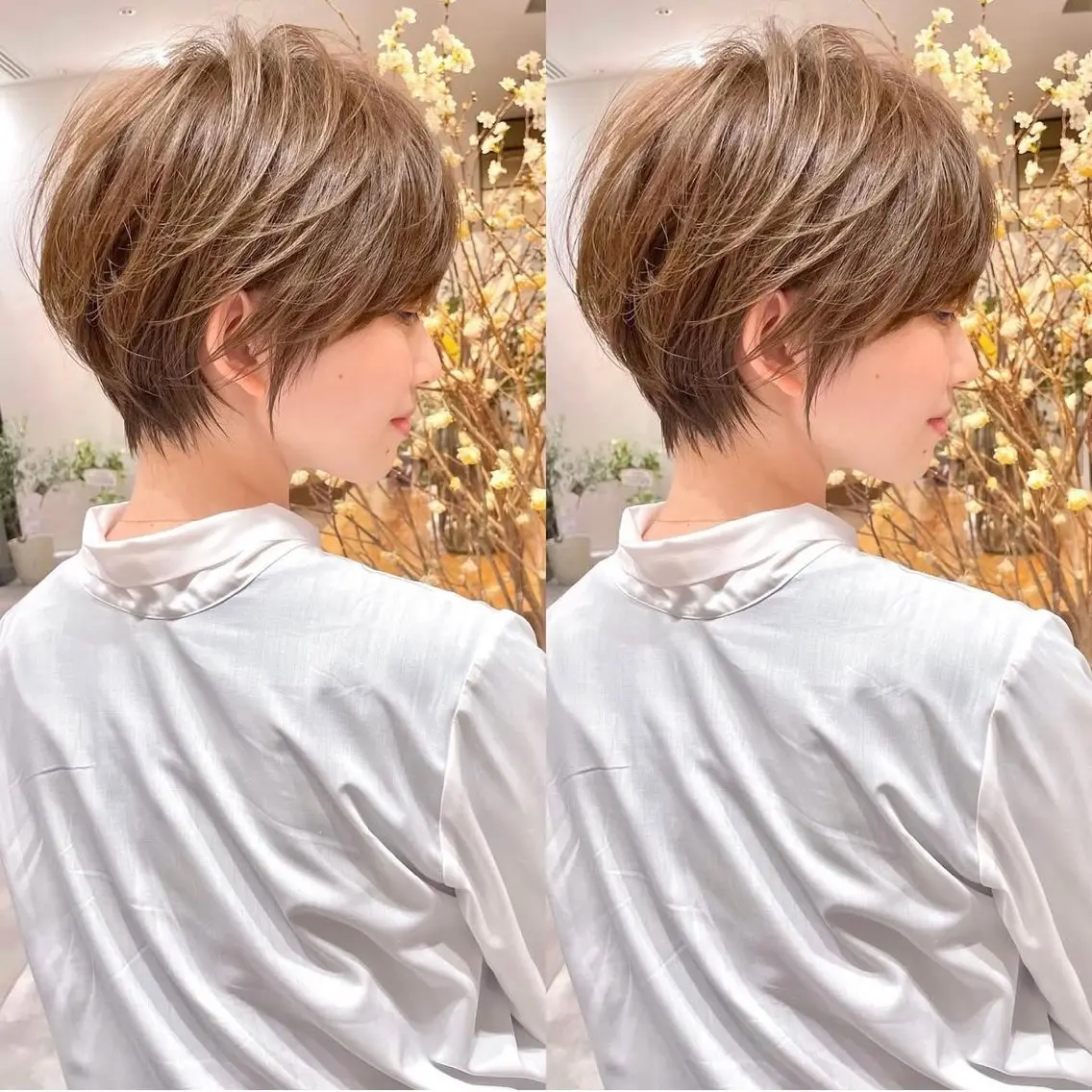 ショート カラー 似合わせカット ショートヘア カット ヘアカラー トリートメント 豊中/ショート特化/ 似合わせ/たかいのヘアスタイル