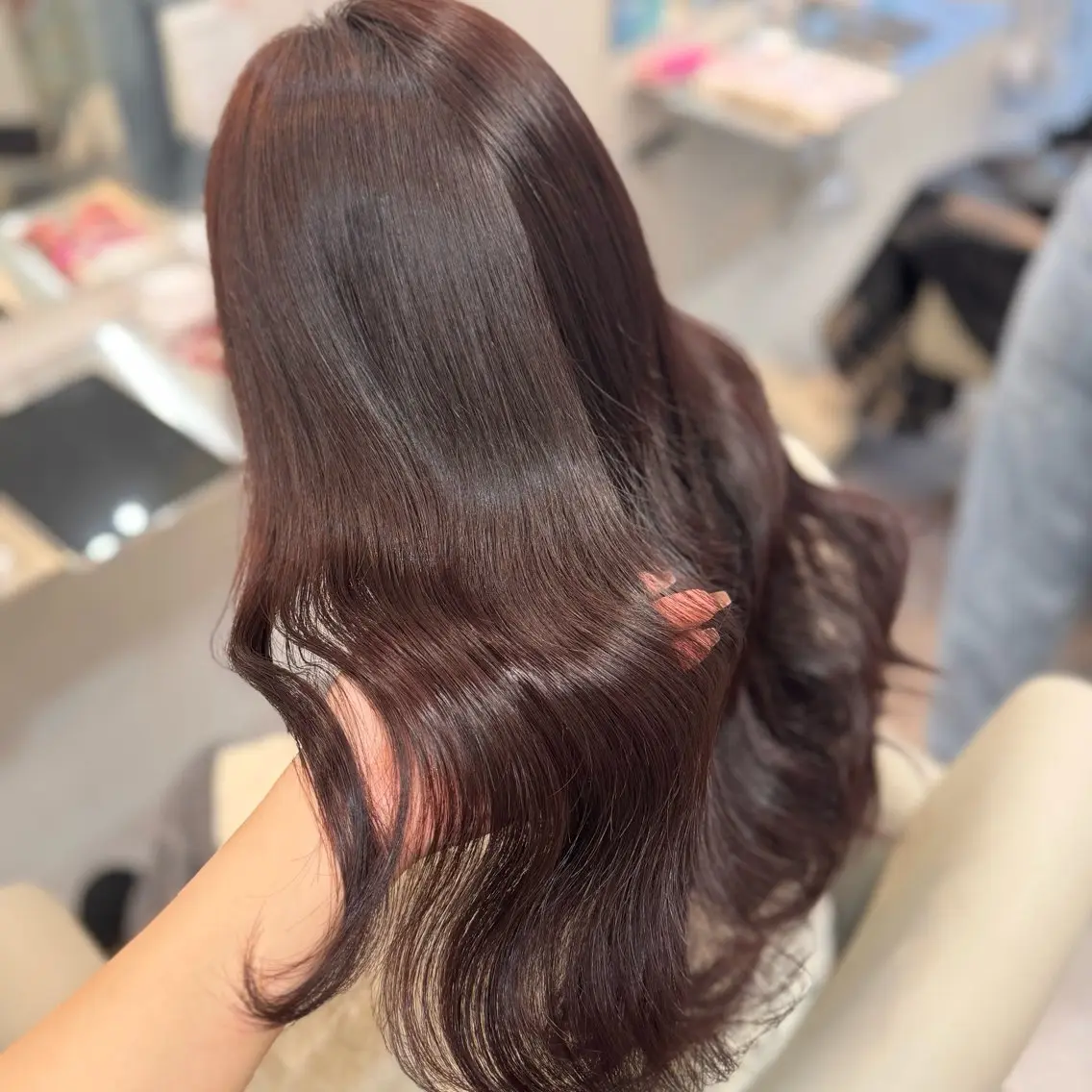 【新規】✨ワンカラー✨+トリートメント付き〈ロング料金無し‼️〉の写真