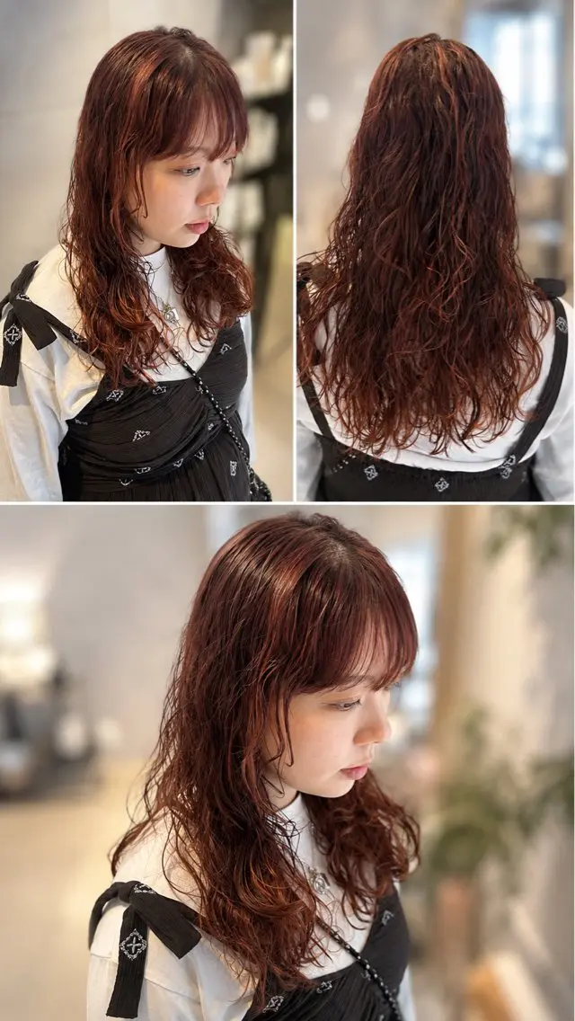 ロング カラー ヘアカラー 古賀 袈愁のヘアスタイル