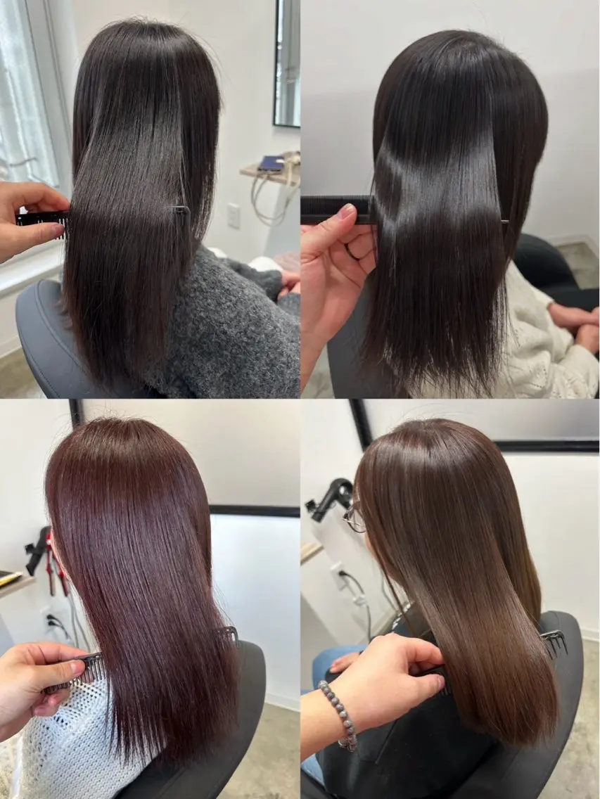 セミロング ヘアカラー トリートメント 大友 岳斗のヘアスタイル