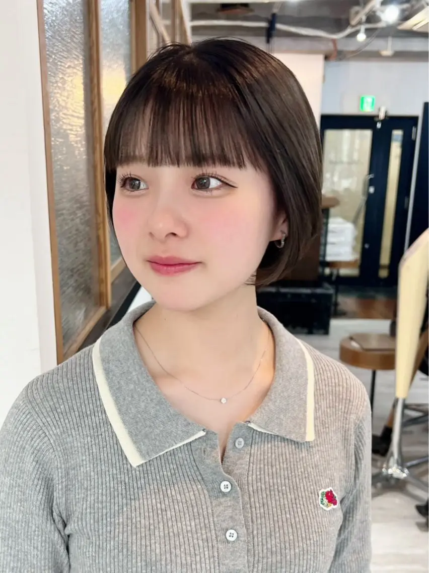 ショート カラー ❤️Mimi/non ワンカラー❤️のヘアスタイル