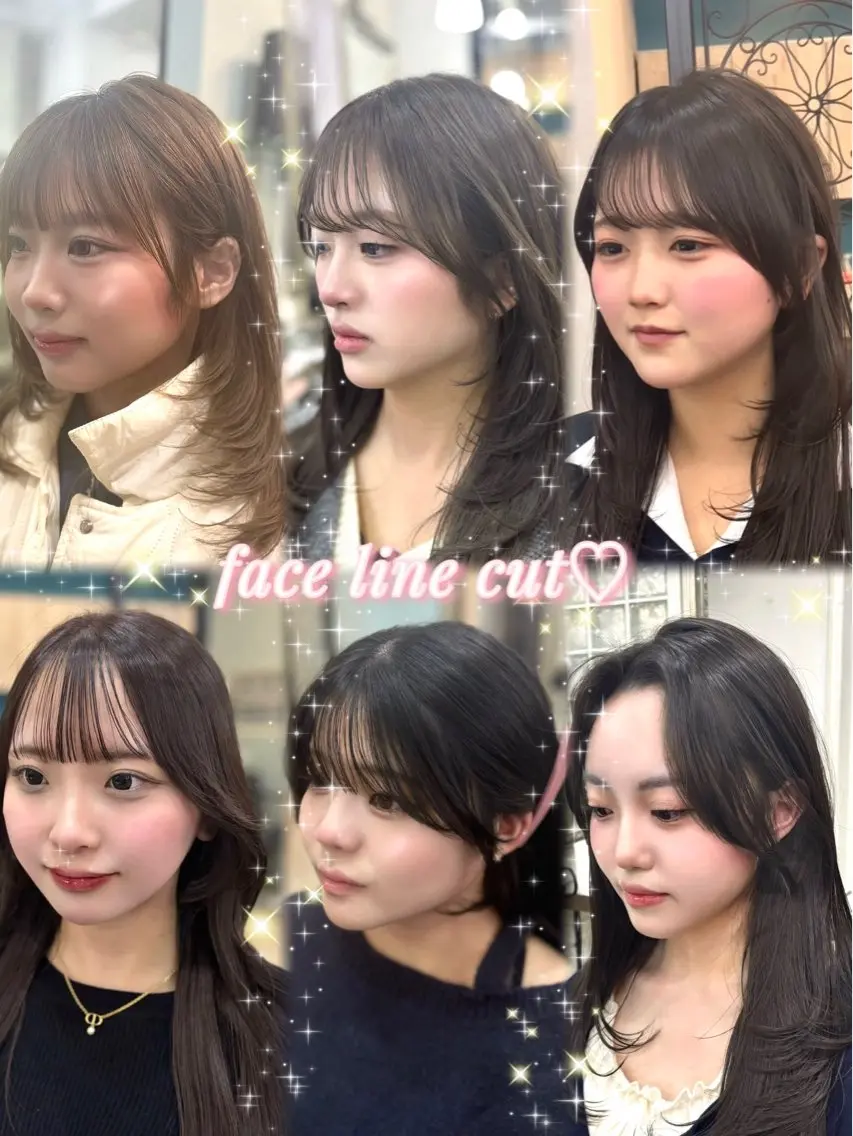 カット 韓国レイヤー/ダブル カラー/フウカ🤍のヘアスタイル