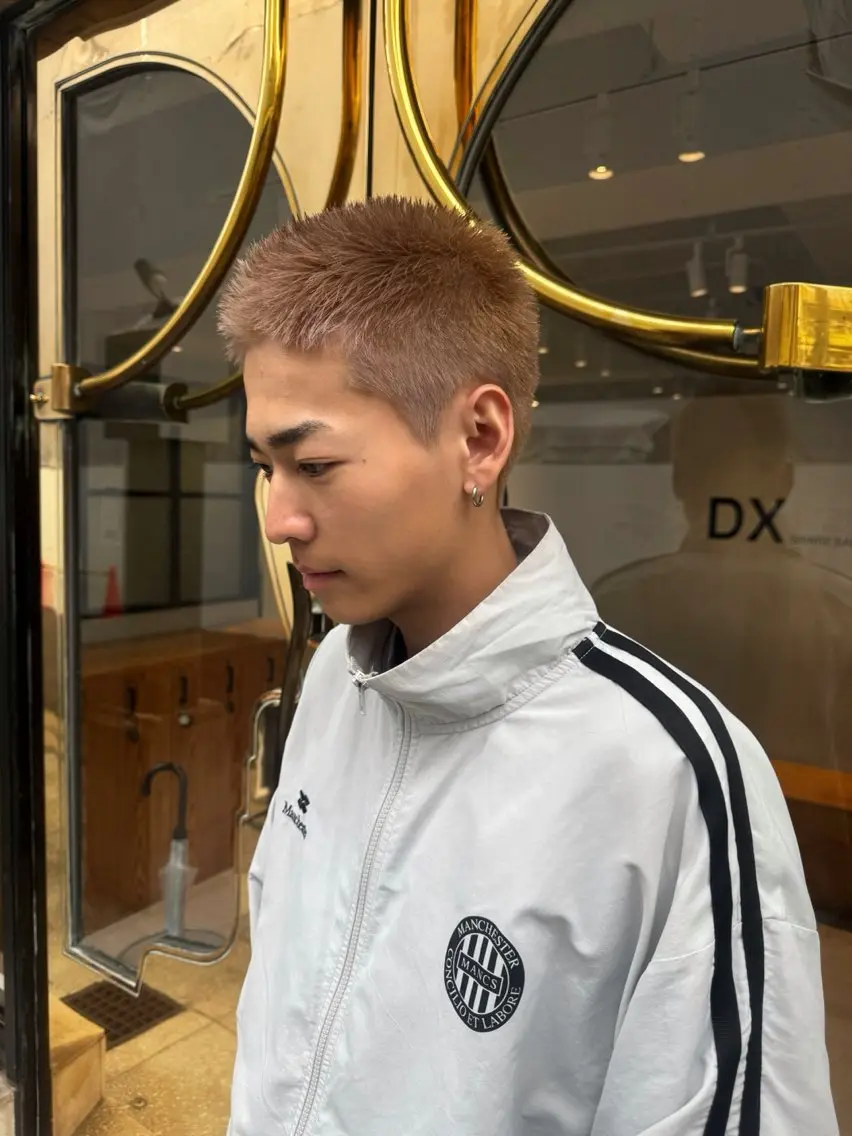 ショート カラー メンズ カット ヘアカラー メンズ特化🟡個室 口コミ高評価🟡三澤のヘアスタイル