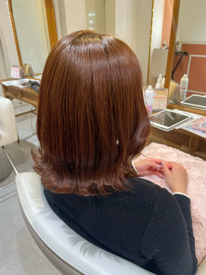 カラー ブラウンカラー ヘアカラー 和田 真依のヘアスタイル